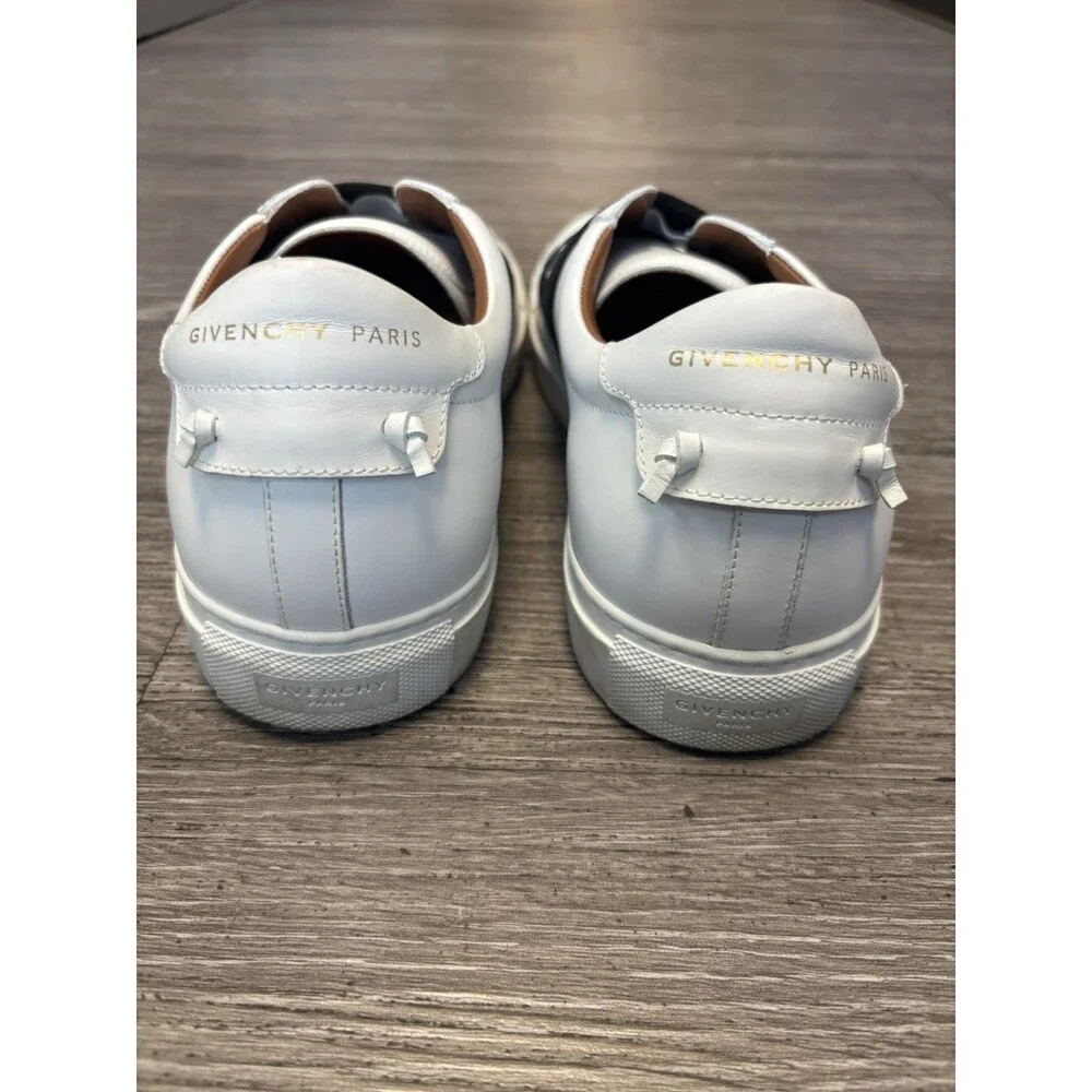 Givenchy Urban Street White Sneakers Black Elastic Band Men's Size 43